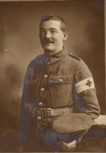 Samuel, Ralph Gwynne's brother who lost his leg as a stretcher bearer in August 1917.