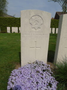 Alban Hudson's grave at Lone Tree Cemetery, Spanbrokemolen.