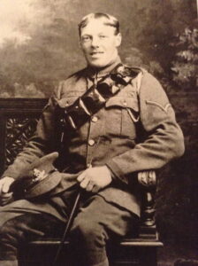 Walter Hart as a Lance Bombardier in the Royal Field Artillery.
