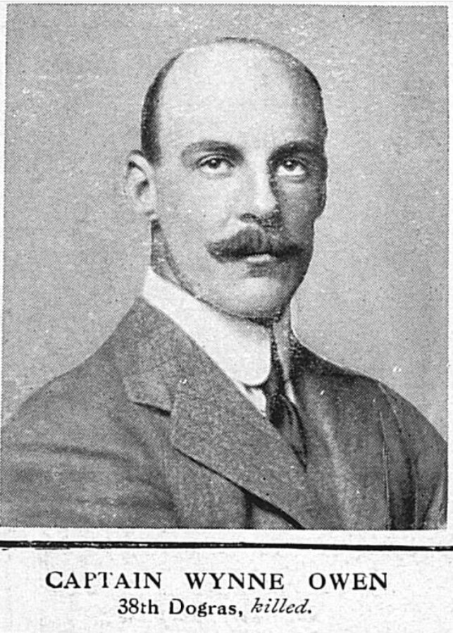 Captain Wynne Owen, portrait published in the Graphic 10/4/1915