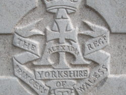 Capbadge of the Yorkshire Regiment