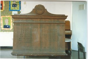 Malvern Wells School War Memorial
