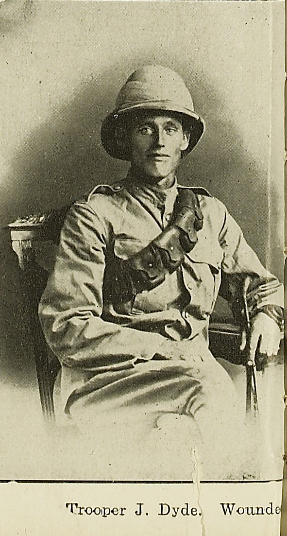 John Dyde, Worcestershire Yeomanry
