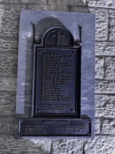 War Memorial at St Peters Church, Cowleigh